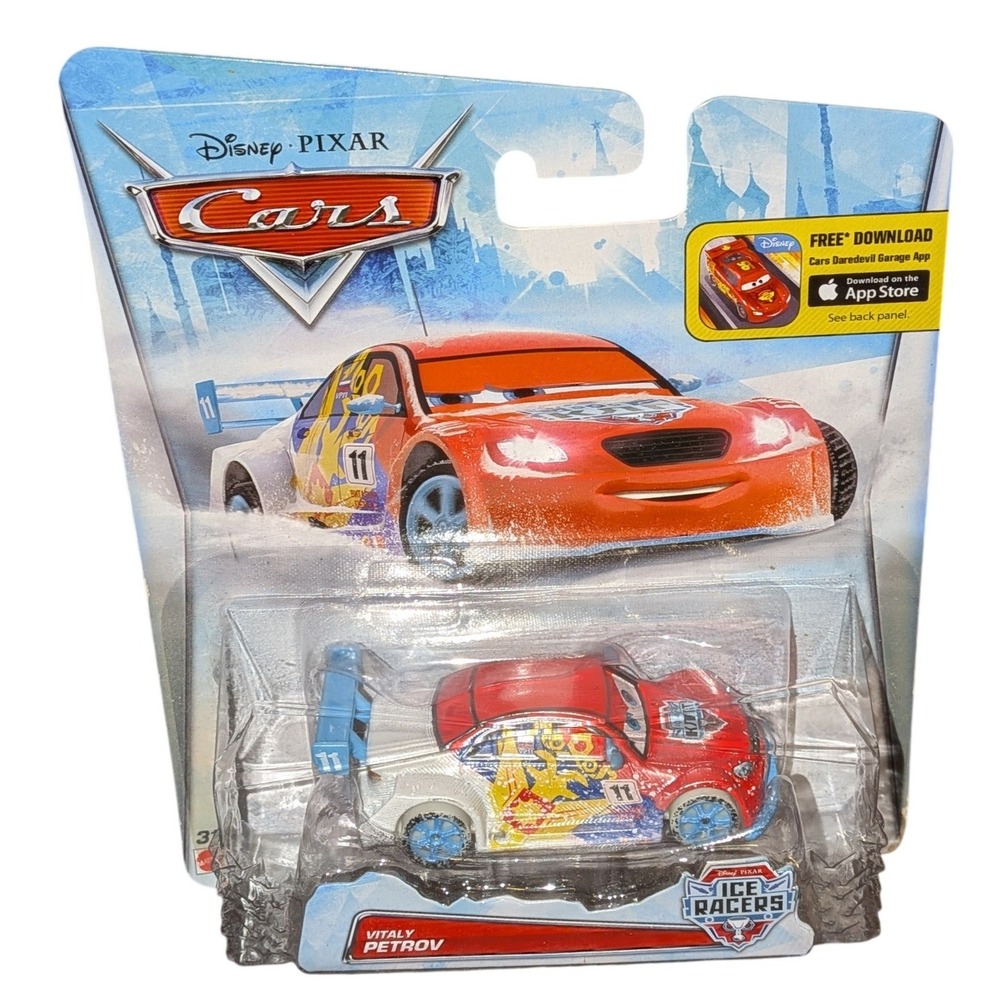 Disney Pixar Cars Ice Racers Vitaly‎ Petrov Die-Cast Mattel CDR33 New 1:55 Scale